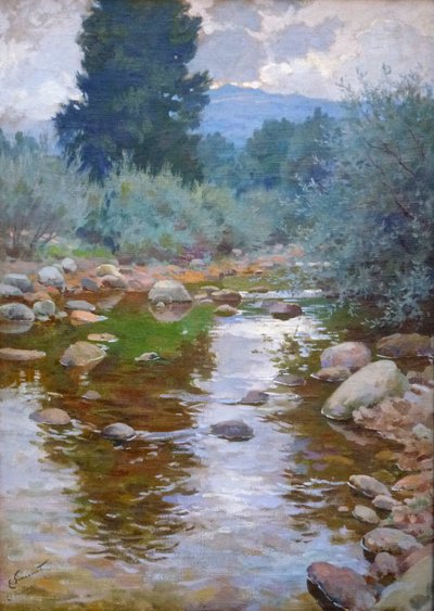 El Paular Landscape by Enrique Simonet